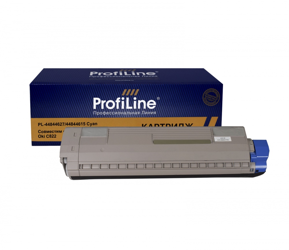 Картридж PL-44844627 (44844615) для принтеров Oki C822 Cyan 7300 копий ProfiLine