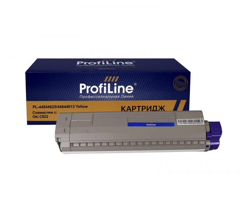 Картридж PL-44844625 (44844613) для принтеров Oki C822 Yellow 7300 копий ProfiLine