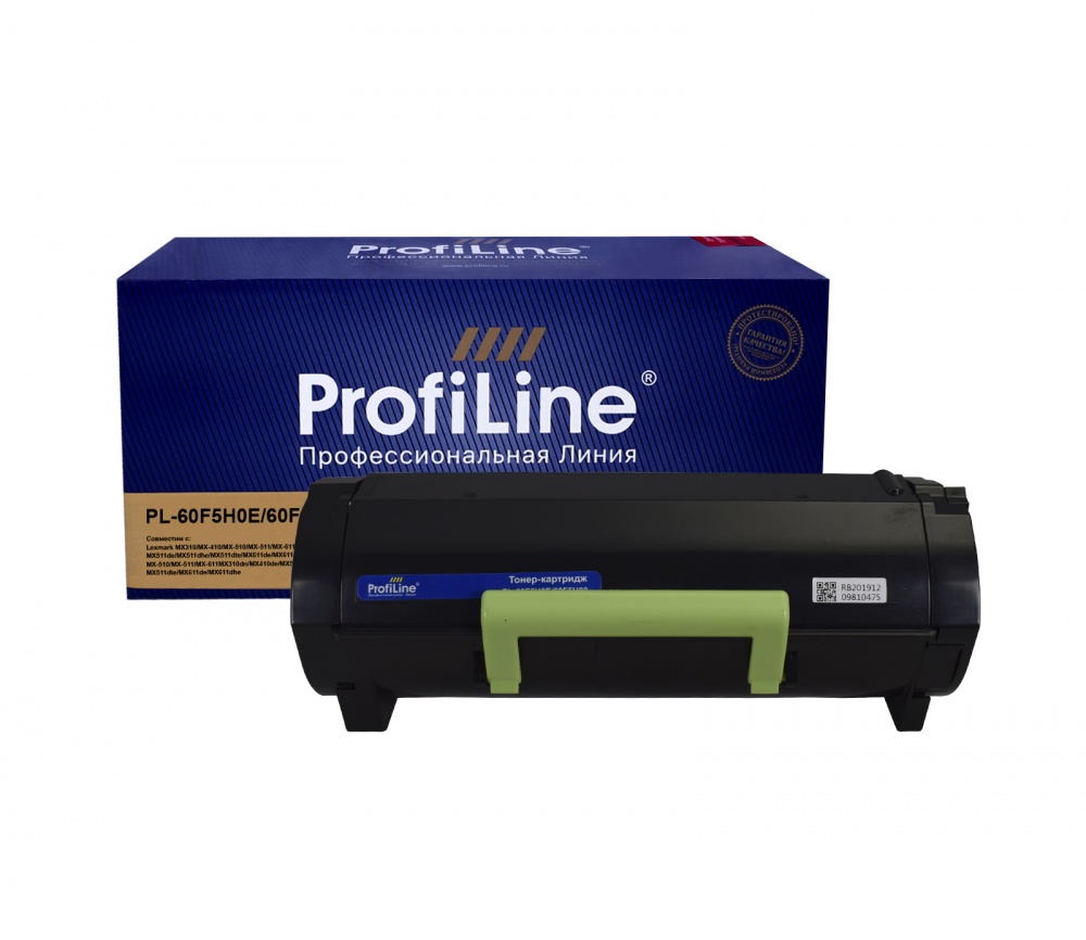 Картридж PL-60F5H0E/60F5H00 для принтеров Lexmark MX310/MX410/MX510/MX511/MX611/MX310dn/MX410de/MX510de/MX511dte/MX611dhe/MX611de/MX511dhe 10000 копий ProfiLine