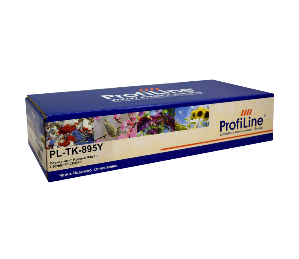 Тонер-туба PL-TK-895Y для принтеров Kyocera FS-C8020/FS-C8025/FS-C8520/FS-C8525/FS-C8020MFP/FS-C8025MFP/FS-C8520MFP/FS-C8525MFP Yellow 6000 копий ProfiLine