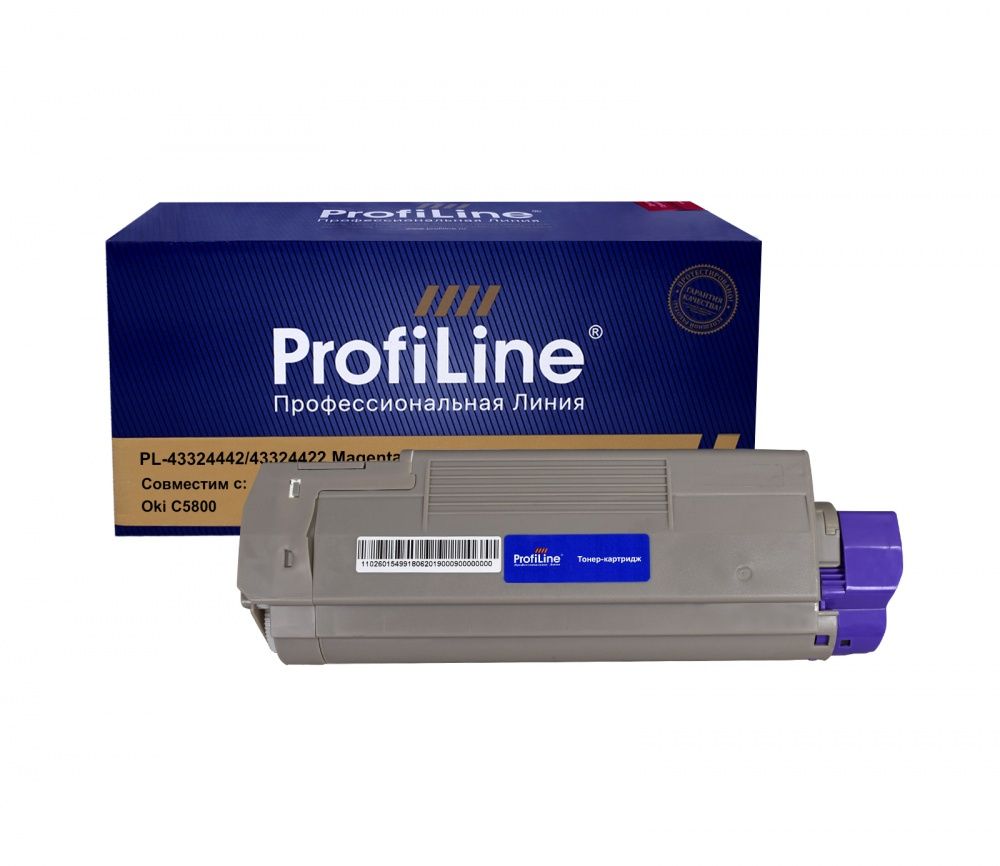 Картридж PL-43324442/43324422 для принтеров Oki C5800 Magenta 5000 копий ProfiLine
