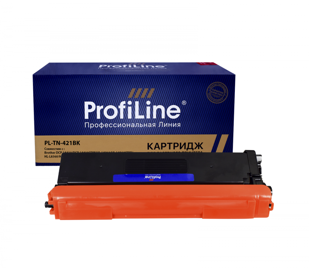 Картридж PL-TN-421BK для принтеров Brother DCP-L8410/DCP-L8410CDW/HL-L8260/HL-L8260CDW/HL-L8360/HL-L8360CDW/MFC-L8690CDW/MFC-L8900CDW Black 3000 копий ProfiLine