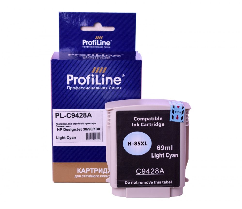 Струйный картридж PL-C9428A (№85) для принтеров HP DesignJet 30/90/130 Light Cyan 28 мл ProfiLine