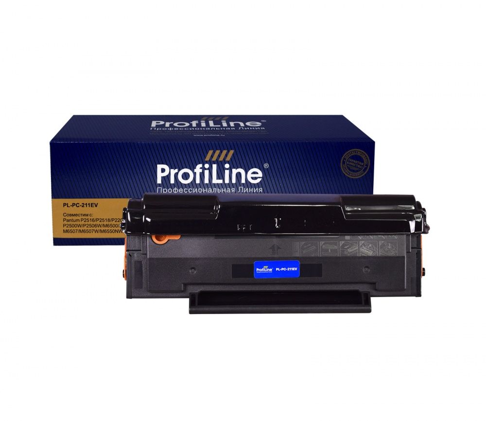 Картридж PL-PC-211EV для принтеров Pantum P2516/P2518/P2207/P2500NW/P2500/P2500W/P2506W/M6500/M6500W/M6506NW/M6507/M6507W/M6550NW/M6557NW/M6607NW 1600 копий ProfiLine