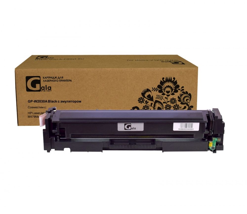 Картридж GP-W2030A (415A) для принтеров HP LaserJet Pro M454dn/M454dw/M479fdw/M479fnw/M479dw/M479fdn Black 2400 копий GalaPrint