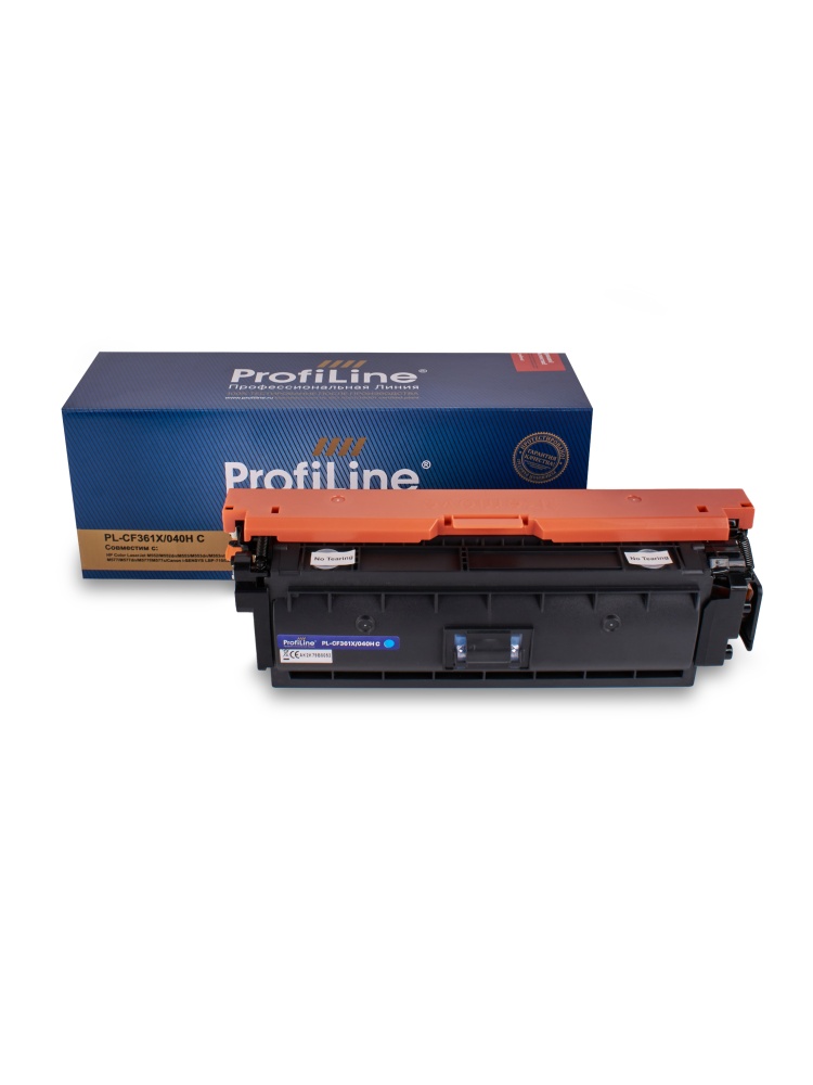Картридж PL-CF361X/040H (№508X) для принтеров HP Color LaserJet M552/M552dn/M553/M553dn/M553n/M553x/M577/M577dn/M577f/M577c/Canon i-SENSYS LBP-710/LBP-712 Cyan 9500 копий ProfiLine
