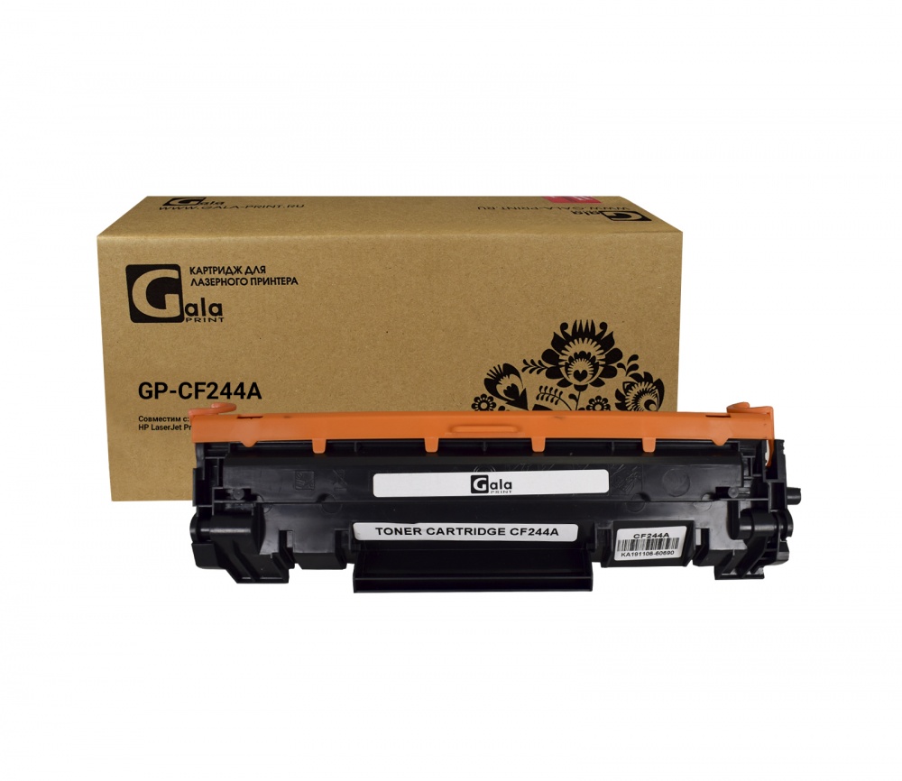 Тонер-картридж GP-CF244A (№44A) для принтеров HP LaserJet Pro M28a/M28w/M15a/M15w 1000 копий GalaPrint