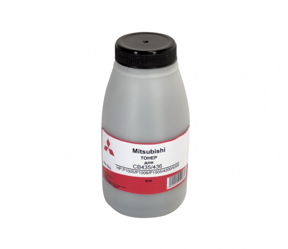 Тонер CB435/436 для принтеров HP P1005/P1006/P1505/4200/5200 UT 1917 65 гр (M102) Mitsubishi Фасовка РФ