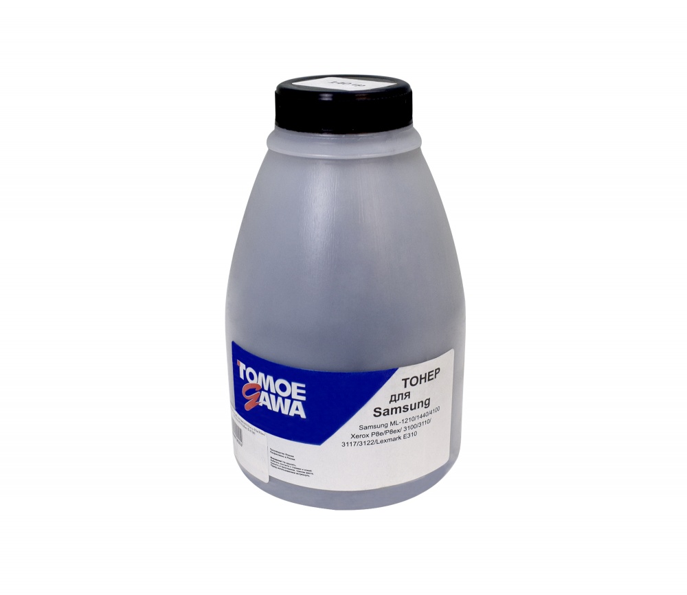 Тонер  для принтеров Samsung ML-1210/1440/4100/3050/3470/SCX 5330/5530/ML2850D/2851ND/2851DK Xerox P8e/P8ex/ 3100/3110/3117/3122/Lexmark E310 140 гр (W201) Tomoegawa (производство Япония) Фасовка РФ