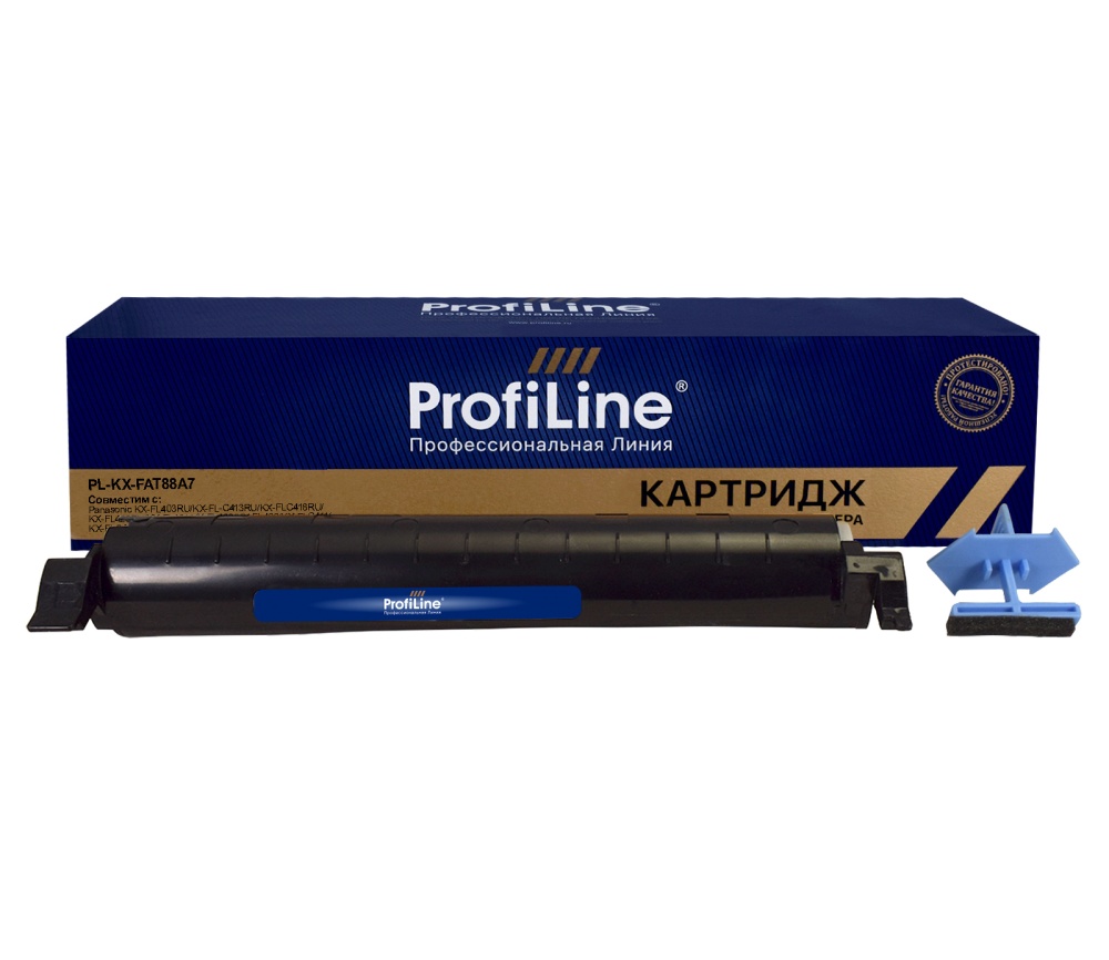 Картридж PL-KX-FAT88A7 для принтеров Panasonic KX-FL403RU/KX-FL-C413RU/KX-FLC418RU/KX-FL423RU/KX-FL401/KX-FL402/KX-FL403/KX-FLC411/KX-FLC412/KX-FLC413/KX-FL-C418/KX-FL421/KX-FL422/KX-FL423 2000 копий ProfiLine
