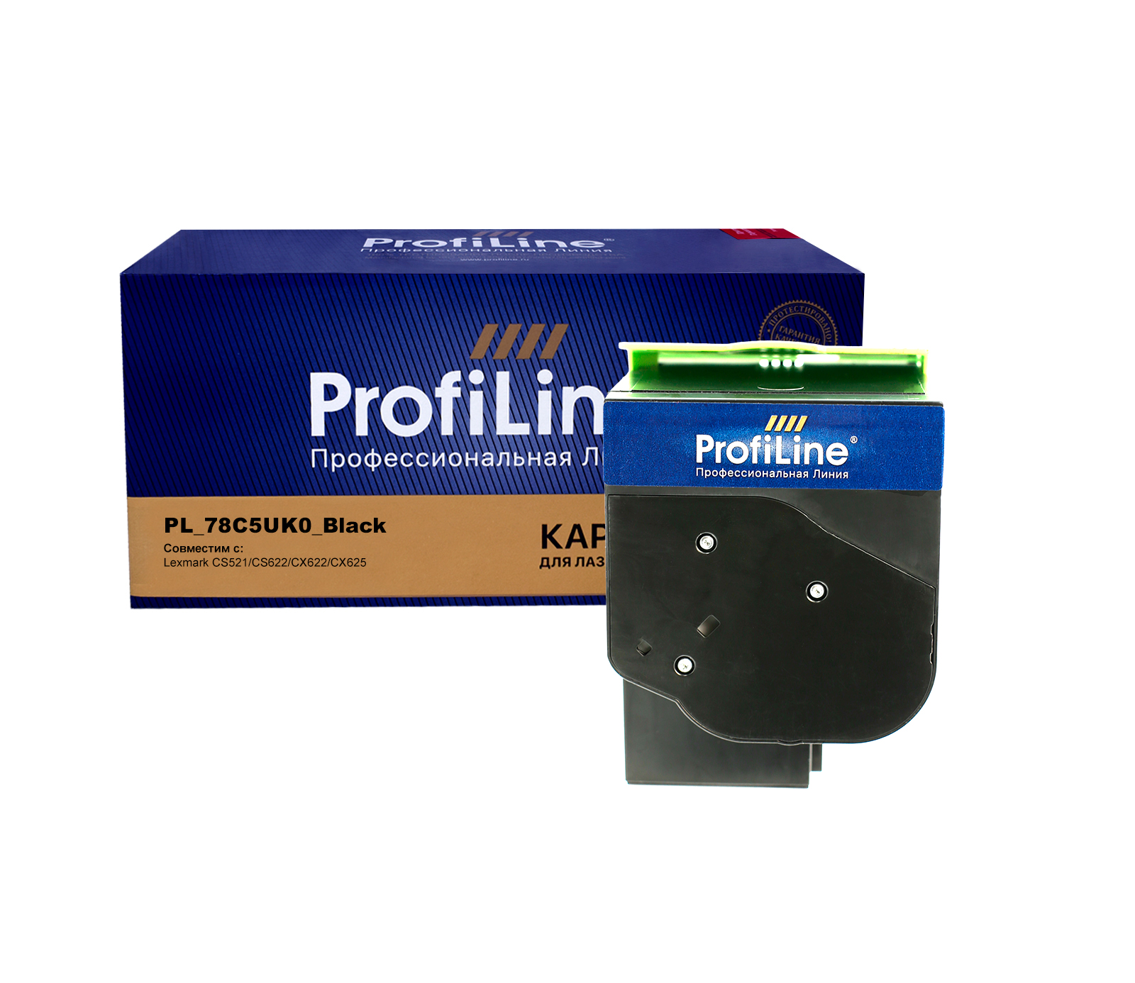 Картридж PL-78C5UK0 для принтеров Lexmark CS521/CS622/CX622/CX625 Black 10500 копий ProfiLine